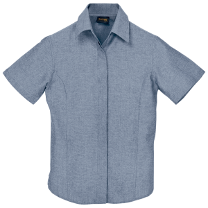 Oxford Blouse Short Sleeve Ladies