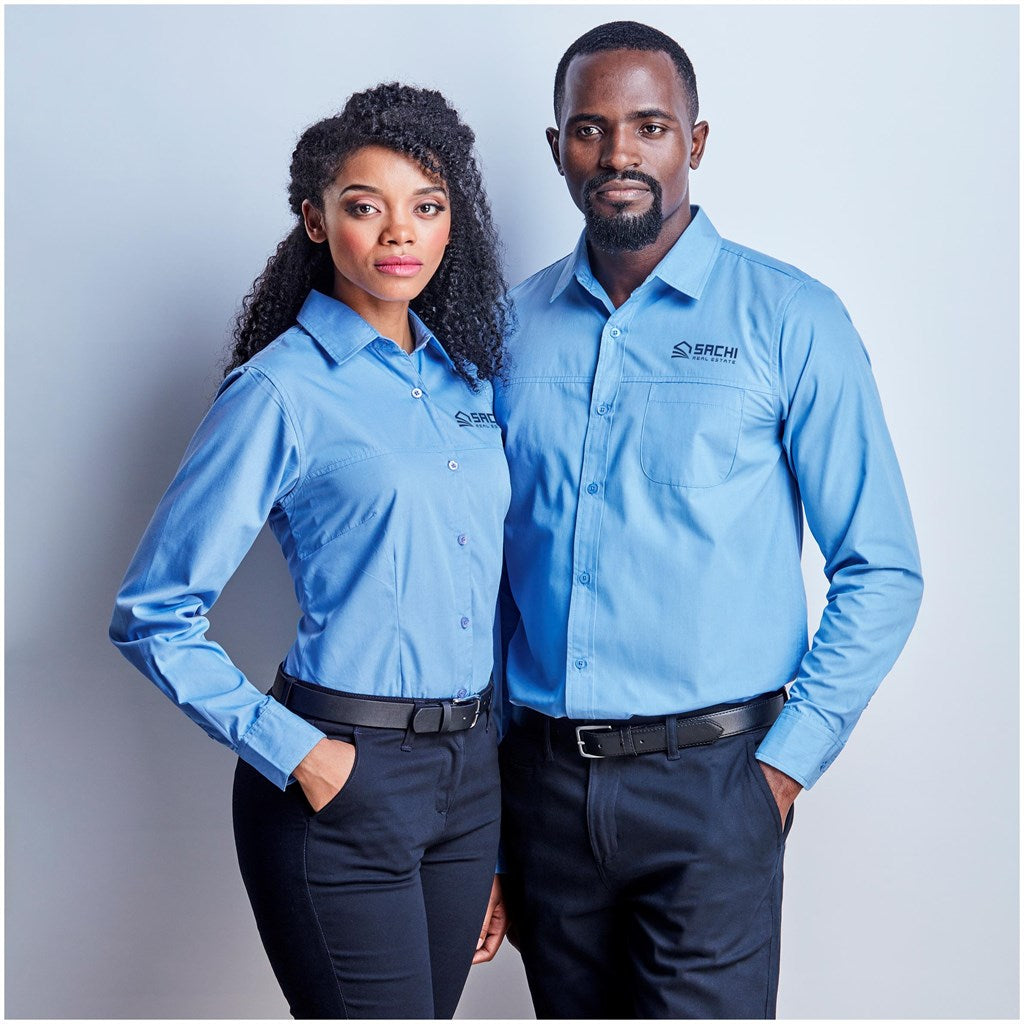 Ladies Long Sleeve Empire Shirt - Image 3
