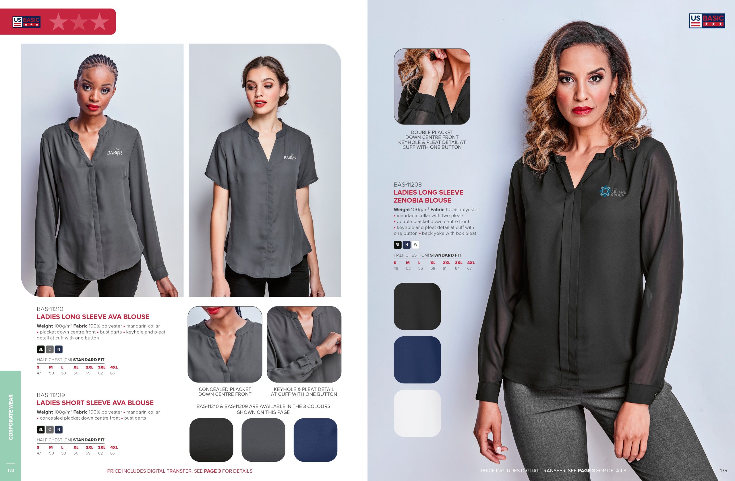 Ladies Long Sleeve Zenobia Blouse - Image 7