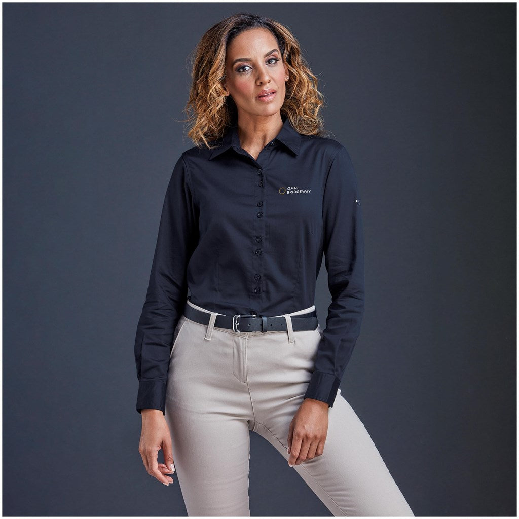 Ladies Long Sleeve Alex Varga Opus Stretch Shirt - Image 2